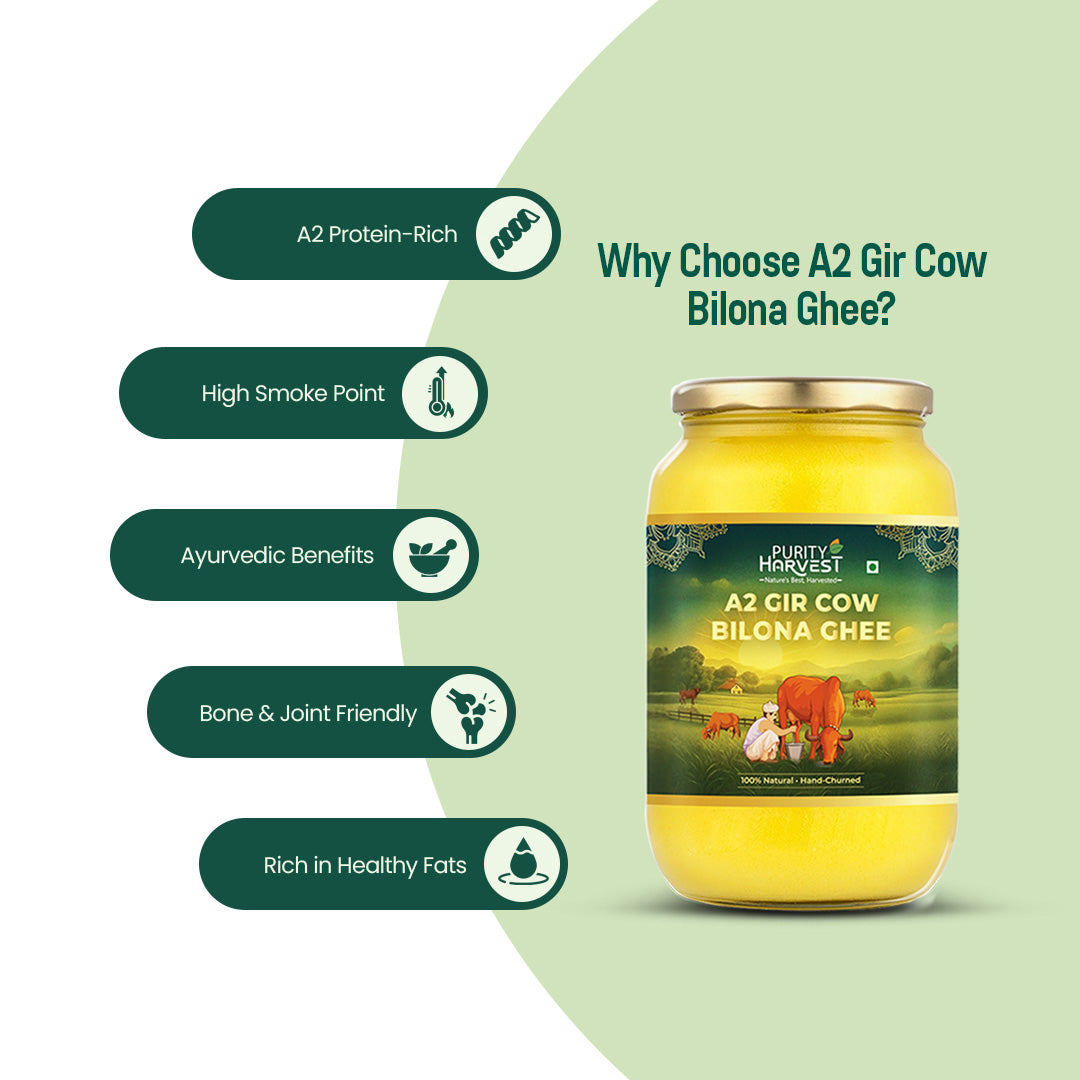 A2 Gir Cow Ghee | Crafted Using Traditional Vedic Bilona Method