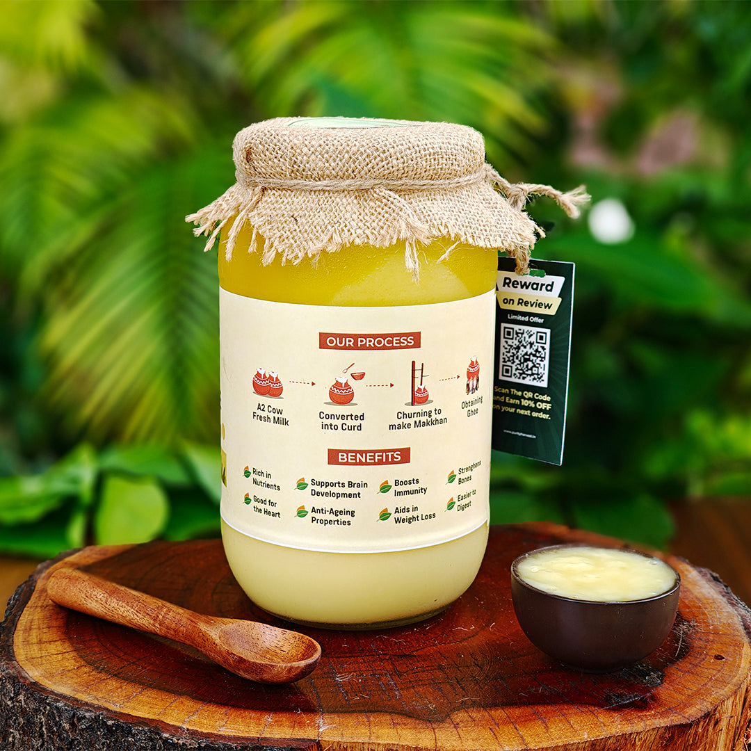 A2 Desi Cow Ghee | Crafted Using Traditional Vedic Bilona Method