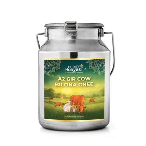 A2 Gir Cow Ghee | Crafted Using Traditional Vedic Bilona Method – 5 Litre Dolchi