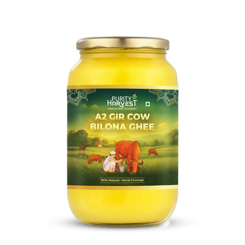 A2 Gir Cow Ghee | Crafted Using Traditional Vedic Bilona Method – 1 Litre