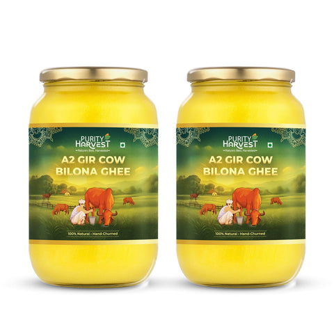 A2 Gir Cow Ghee | Crafted Using Traditional Vedic Bilona Method – 2 Ltr