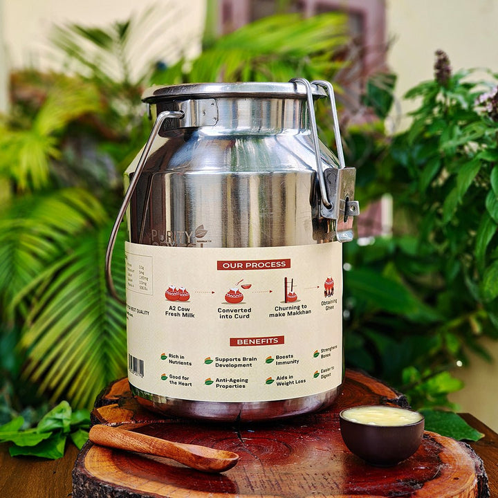 A2 Desi Cow Ghee | Crafted Using Traditional Vedic Bilona Method - Purity Harvest