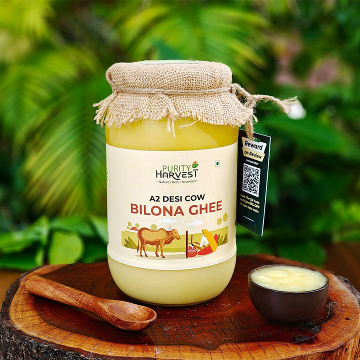 A2 Desi Cow Ghee | Crafted Using Traditional Vedic Bilona Method - Purity Harvest
