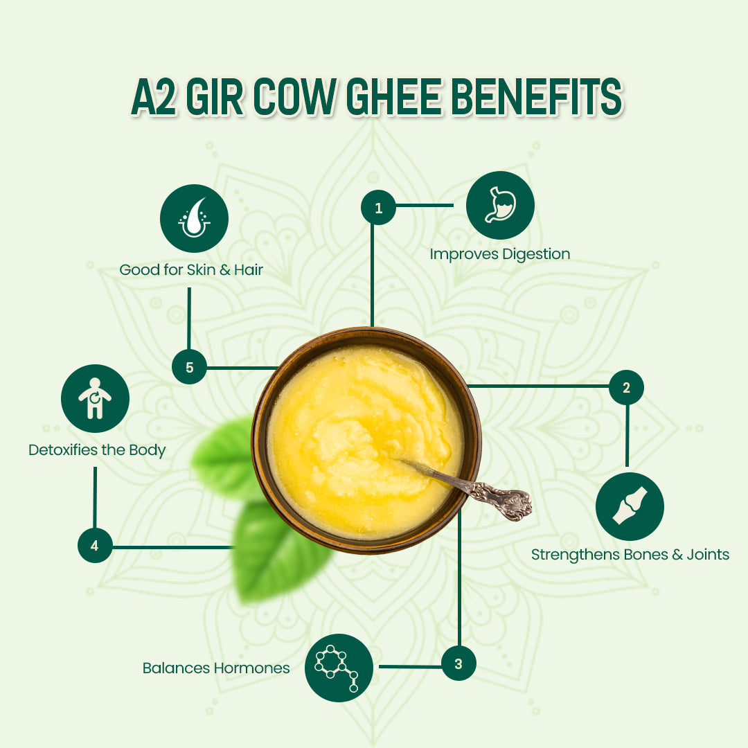 A2 Gir Cow Ghee | Crafted Using Traditional Vedic Bilona Method