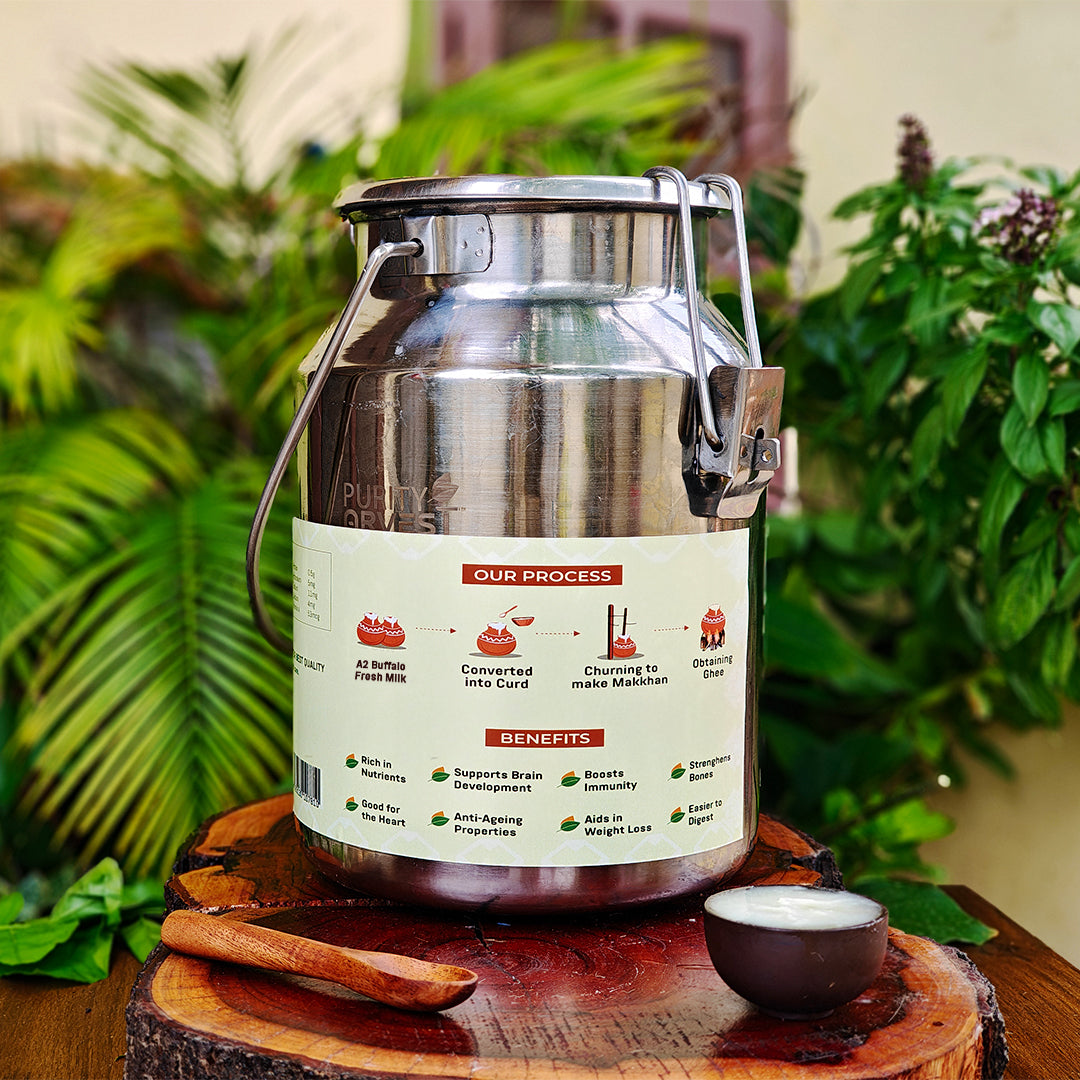 A2 Buffalo Ghee | Crafted Using Traditional Vedic Bilona Method