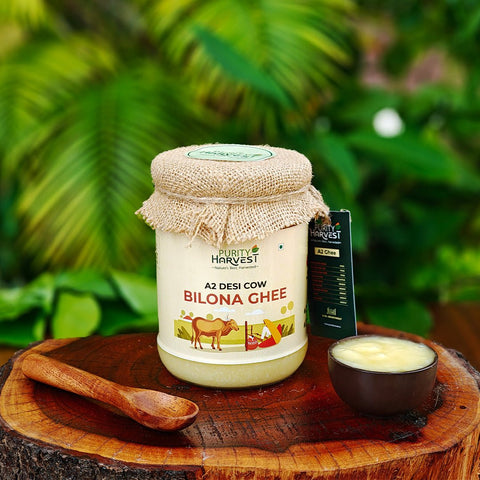A2 Desi Cow Ghee | Crafted Using Traditional Vedic Bilona Method – 500 ml
