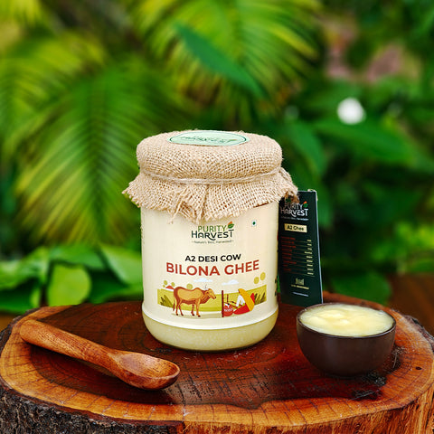 A2 Desi Cow Ghee | Crafted Using Traditional Vedic Bilona Method – 500 ml