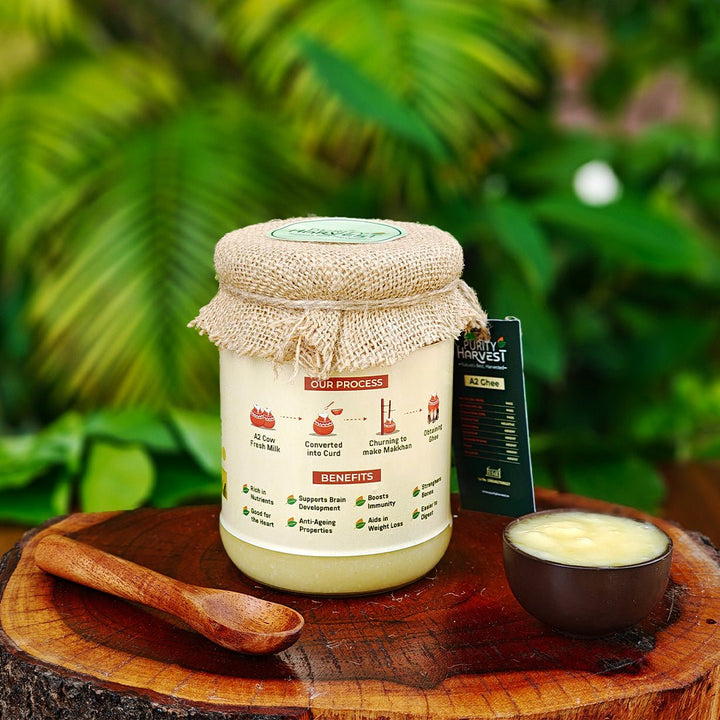 A2 Desi Cow Ghee | Crafted Using Traditional Vedic Bilona Method - Purity Harvest