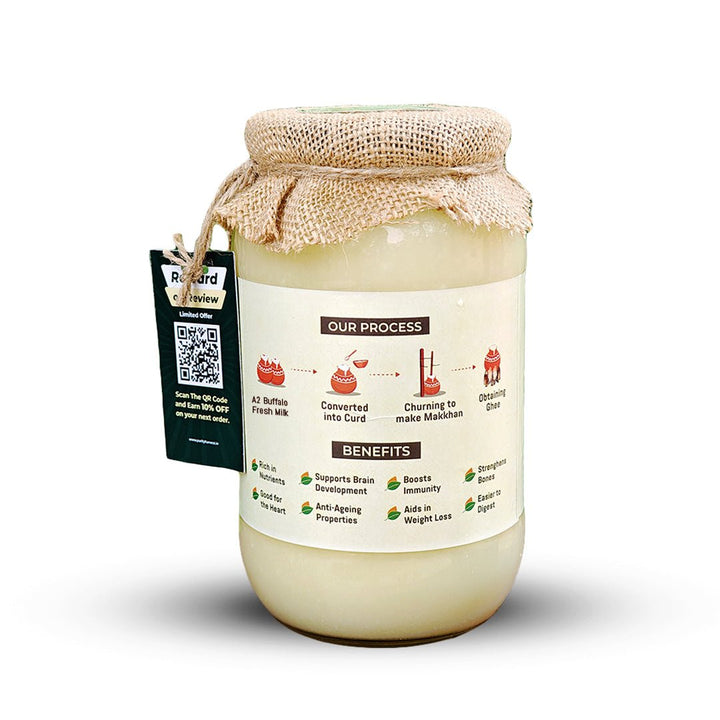 A2 Buffalo Ghee | Crafted Using Traditional Vedic Bilona Method - Purity Harvest