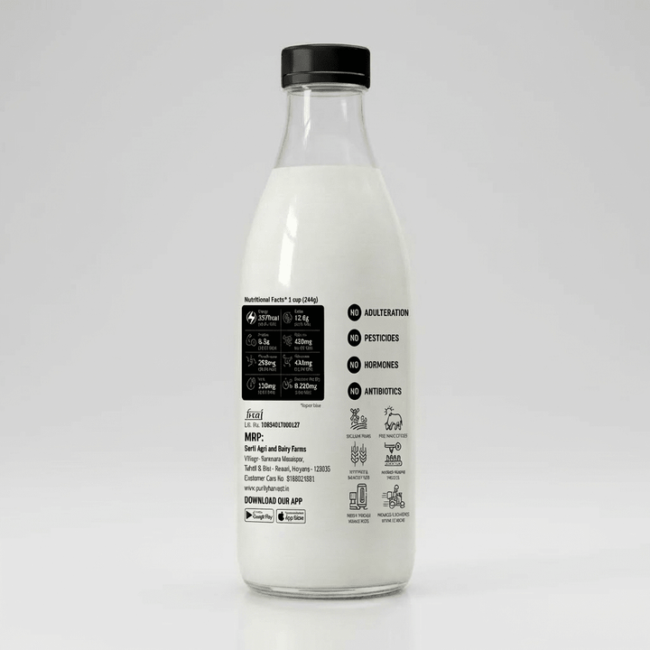 Premium Buffalo Milk - Fat 6.5% - Purity Harvest