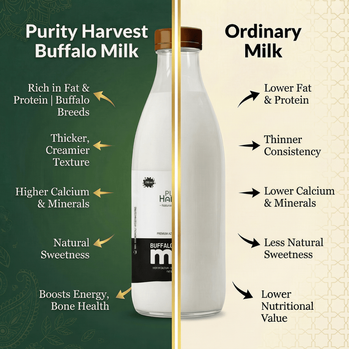 Premium Buffalo Milk - Fat 6.5% - Purity Harvest