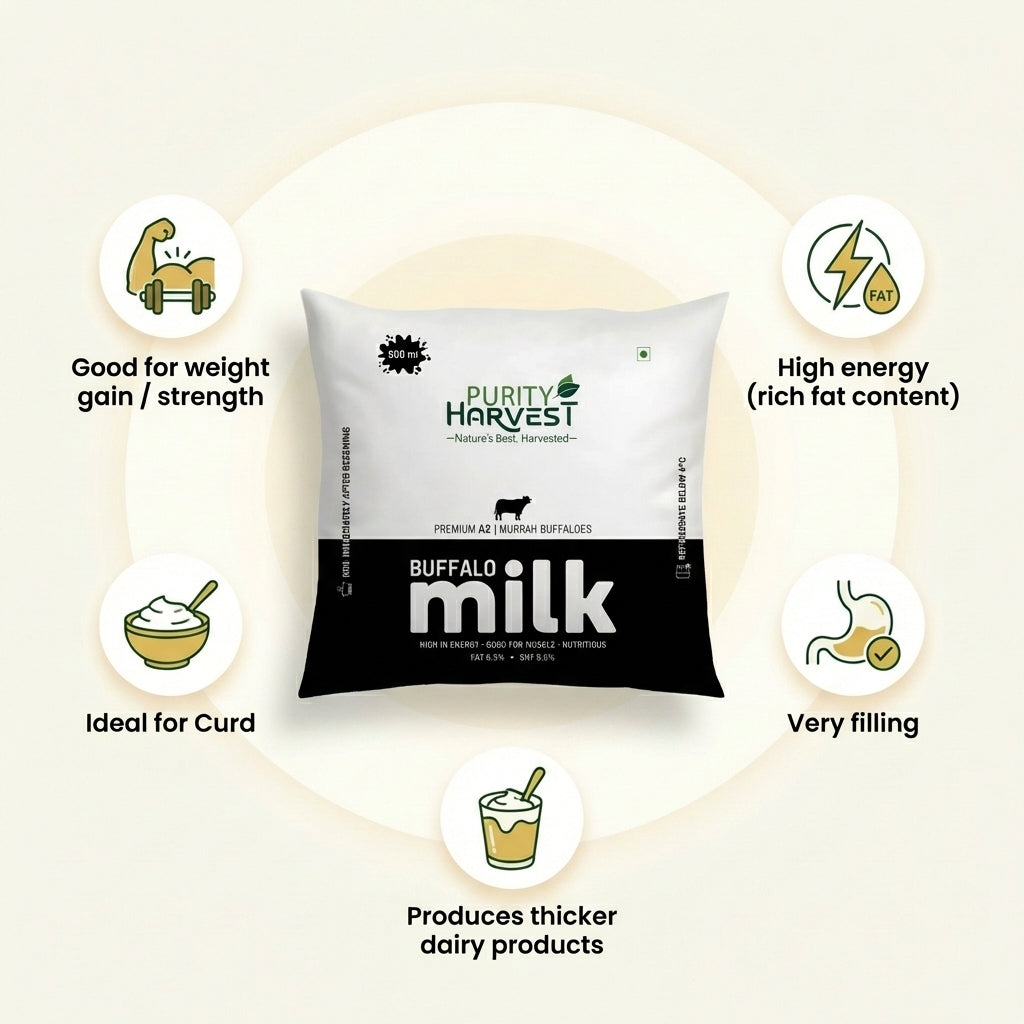 Premium Buffalo Milk - Fat 6.5%