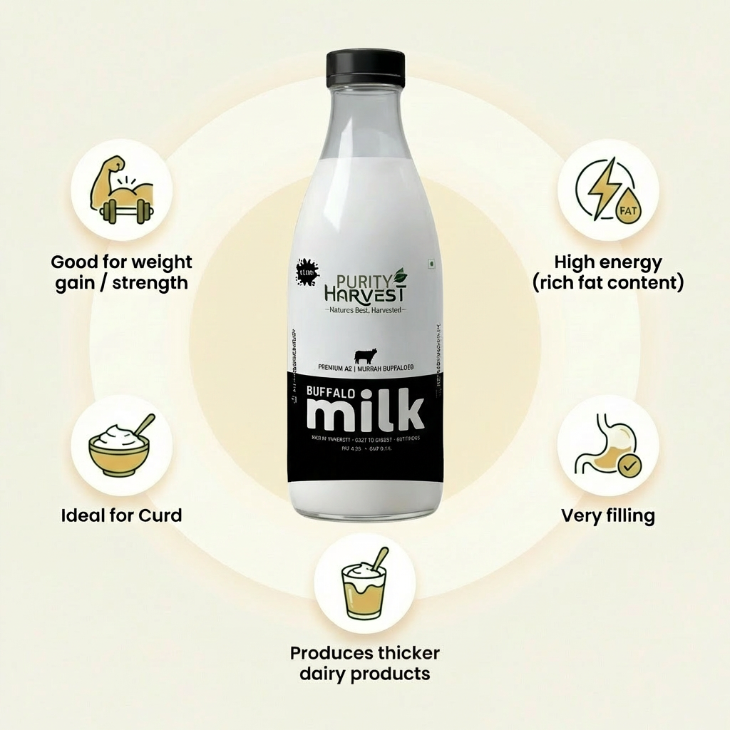 Premium Buffalo Milk - Fat 6.5%