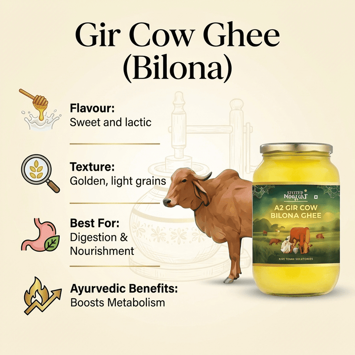 A2 Gir Cow Ghee | Crafted Using Traditional Vedic Bilona Method - Purity Harvest