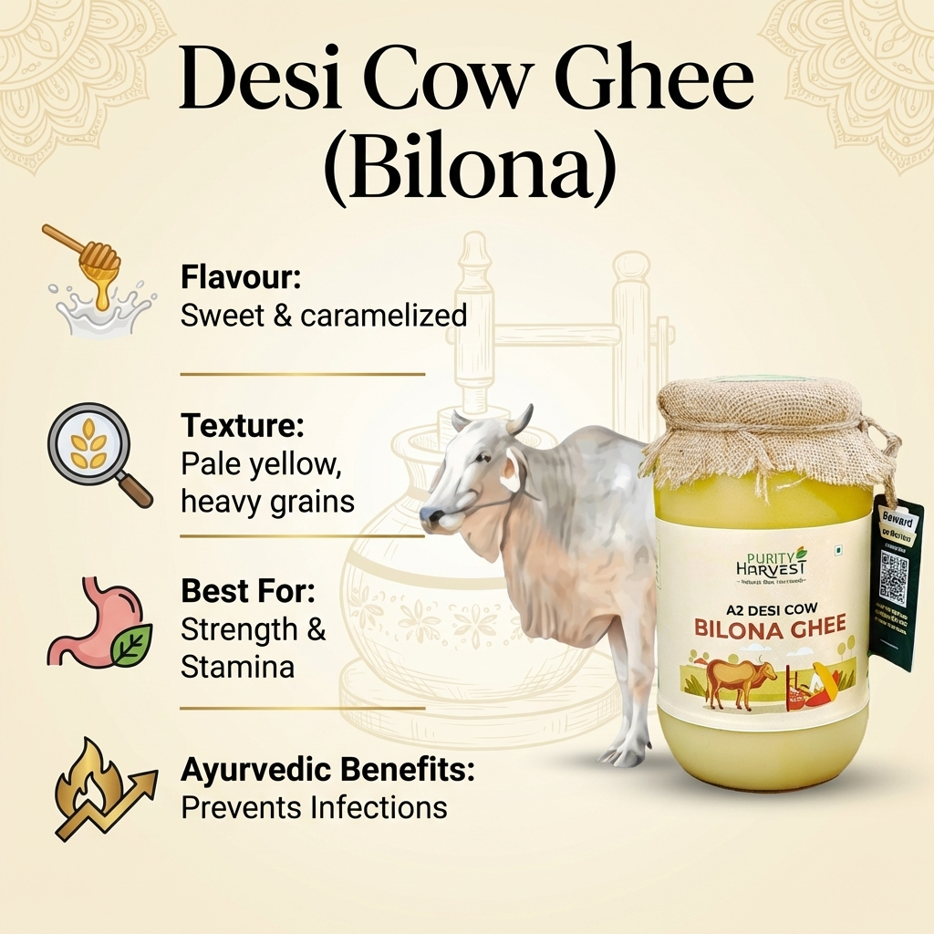 A2 Desi Cow Ghee | Crafted Using Traditional Vedic Bilona Method