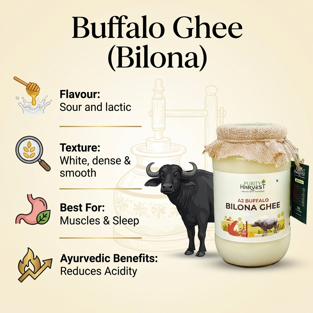A2 Buffalo Ghee | Crafted Using Traditional Vedic Bilona Method