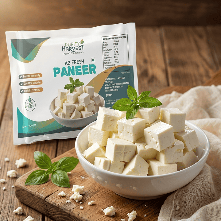 A2 Fresh Paneer- Made From Lemon Juices - Purity Harvest