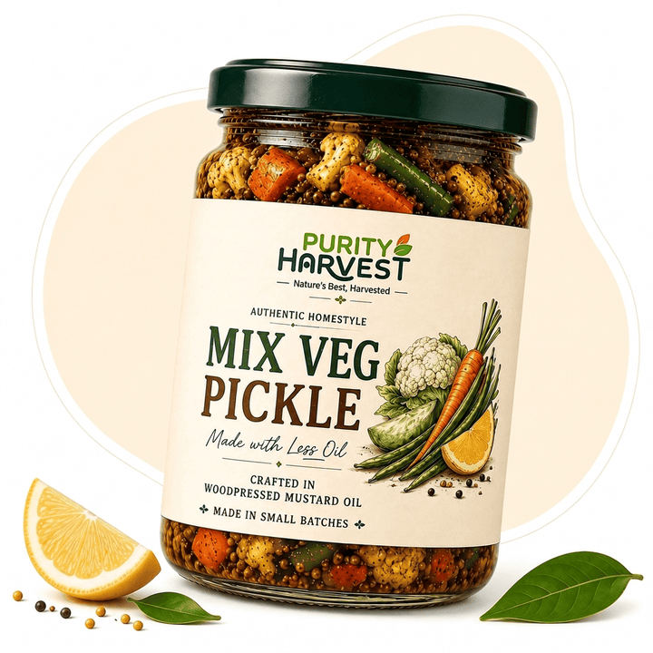 Mix Veg Pickle | Traditional Mixed Vegetable Achaar