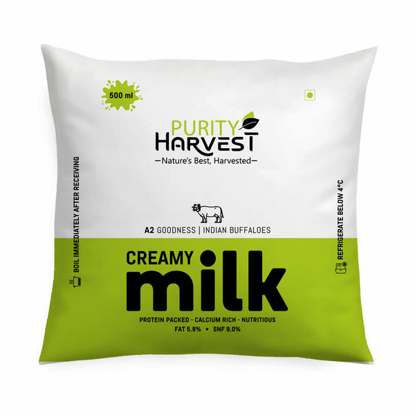 Buffalo Creamy Milk - Fat 5.8%