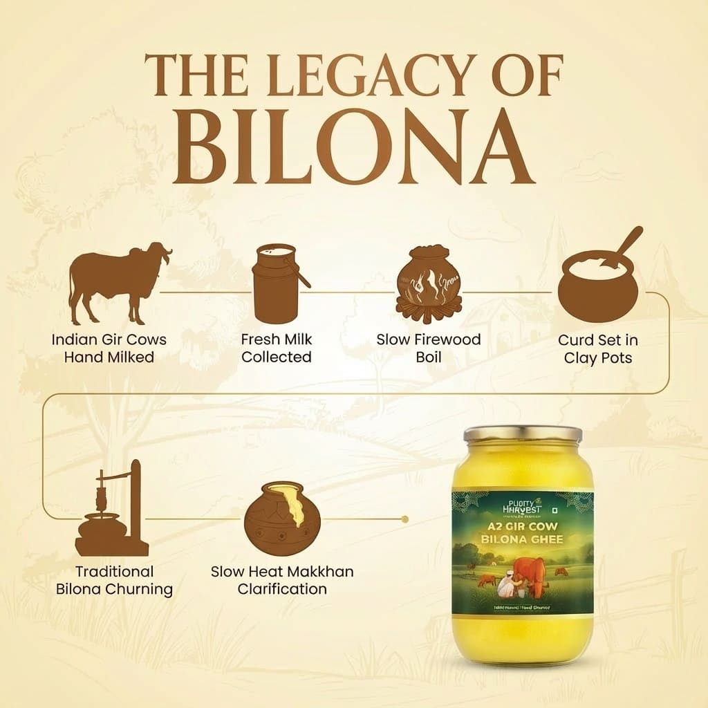 A2 Gir Cow Ghee | Crafted Using Traditional Vedic Bilona Method